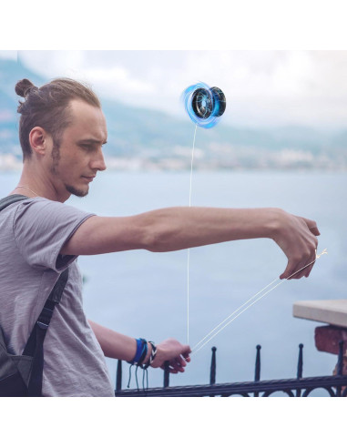 Yoyo Reversible de Metal Lenwen - 50 Piezas para Principiantes