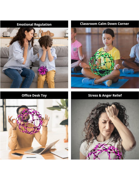 Bola Expandible de Respiración 4E's Novelty - 3 Piezas