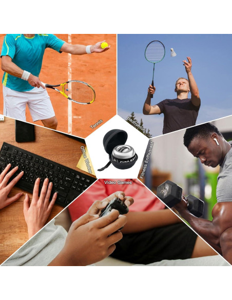 Ejercitador de Muñeca IPJIB Bola de Torque Giroscopio Metal