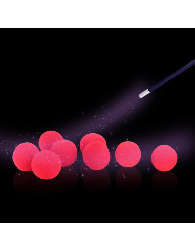 Bolas de Esponja Mágica Yosoo 10 Pcs 4.5 cm Rojas