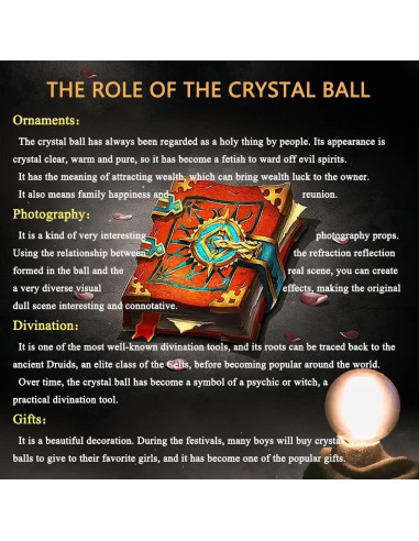 Bola de Cristal K9 Clara 110mm para Decoración y Fotografía