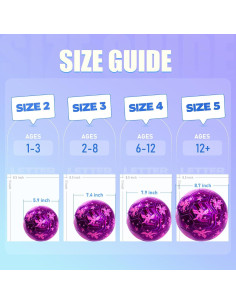 Balón de Fútbol INPODAK Tamaño 3 Unicornio Rosa para Niños 2