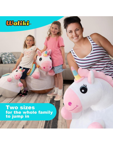 Bola Saltarina Unicornio WALIKI 48 cm para Niñas 6-9 Años