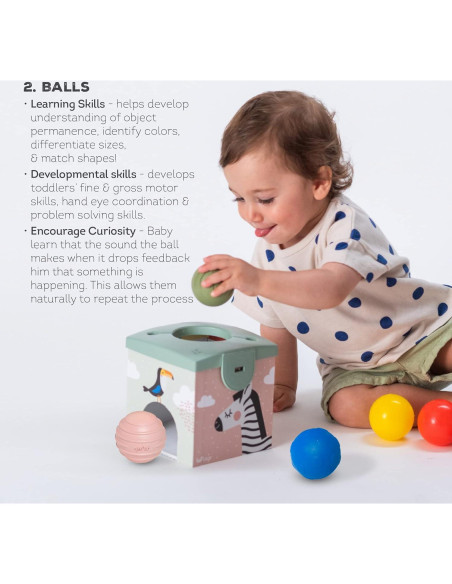 Caja de Tejidos Sensoriales Taf Toys para Bebés - Juguete Educativo