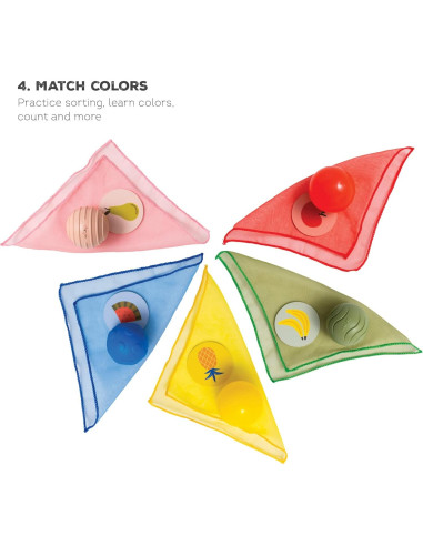 Caja de Tejidos Sensoriales Taf Toys para Bebés - Juguete Educativo