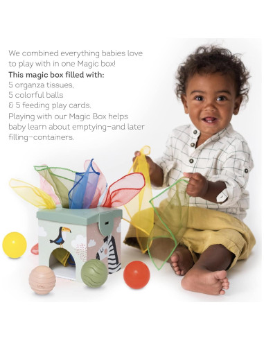 Caja de Tejidos Sensoriales Taf Toys para Bebés - Juguete Educativo