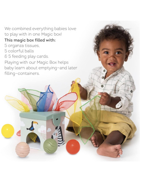 Caja de Tejidos Sensoriales Taf Toys para Bebés - Juguete Educativo