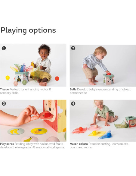 Caja de Tejidos Sensoriales Taf Toys para Bebés - Juguete Educativo