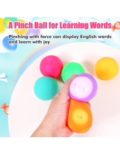 3 Pelotas Antiestrés Shanghaijun 7 cm para Niños y Adultos 2