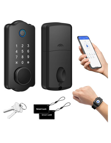 Cerradura Inteligente MYPIN HS0449B con Huella Dactilar