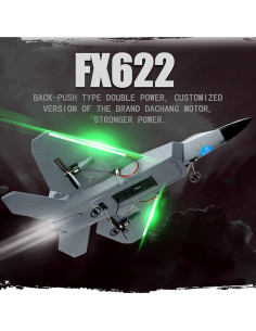 Avión RC Control Remoto OTSTOY Jet F22 250mm 2.4GHz 2