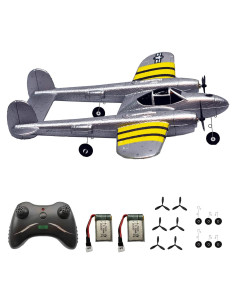 Avión RC P38 Lighting 2.4GHz RTF EPP para Principiantes