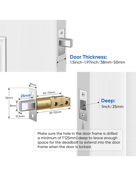 Cerradura Inteligente MYPIN HS0449B con Huella Dactilar