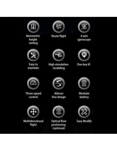 Helicóptero RC Bell 206 C138 Control Remoto 6CH Giroscopio