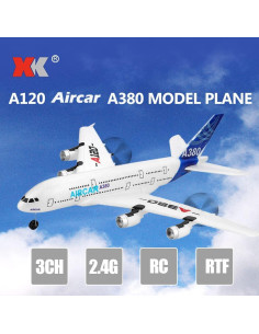 Avión RC GoolRC XK A120 A380 3CH RTF 0.75 kg para Niños 2