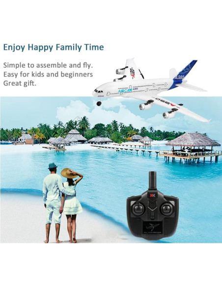 Avión RC GoolRC XK A120 A380 3CH RTF 0.75 kg para Niños