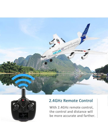 Avión RC GoolRC XK A120 A380 3CH RTF 0.75 kg para Niños