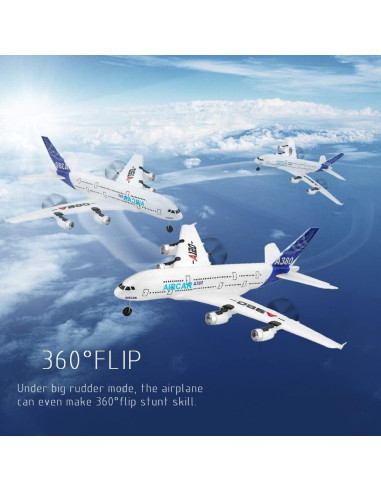 Avión RC GoolRC XK A120 A380 3CH RTF 0.75 kg para Niños