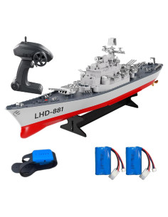 Barco de Guerra RC Portaaviones Ssccgym 60cm Control Remoto