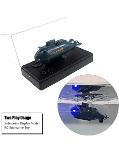 Submarino RC Control Remoto Tipmant Azul 12.7 cm Juguete 2