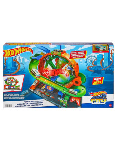 Rueda de la Fortuna Hot Wheels City con luces y sonidos