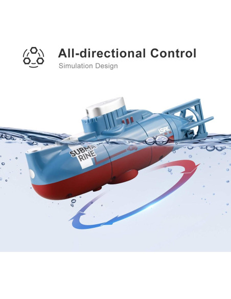 Submarino RC GoolRC LSRC-SMI a Prueba de Agua para Niños