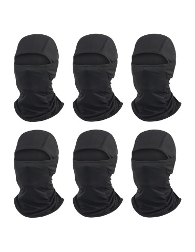 6 Máscaras Balaclava UV Protección Solar Transpirables