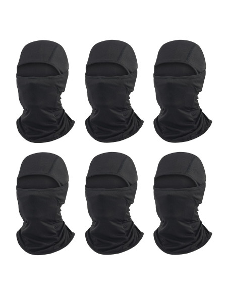 6 Máscaras Balaclava UV Protección Solar Transpirables