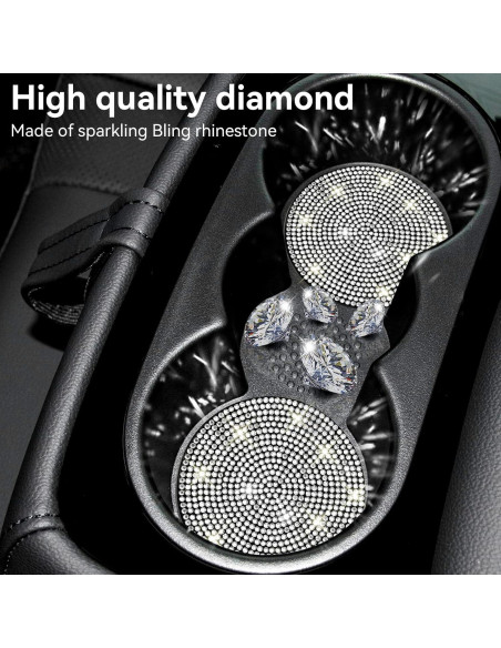 Soportes de Taza Antideslizantes SINGARO 2PCS Blanco