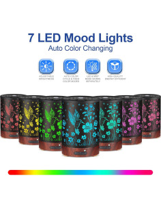 Difusor de Aceite Esencial Mocosa - Humidificador Metal 311g 2