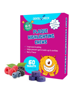 Tabletas de Revelado de Placa Lingito - 60 Piezas para Cuidado Oral