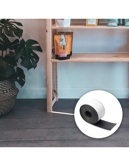 Tiras de Neopreno DOBTIM 1.6mm x 25.4cm x 3.05m Autoadhesivas