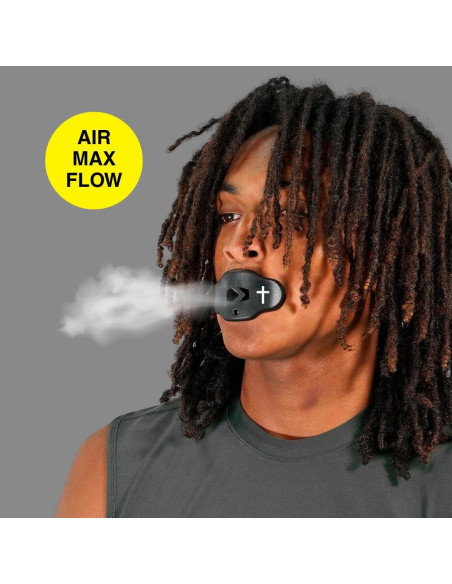 Protector Bucal Deportivo SLEEFS Negro Cross Juvenil