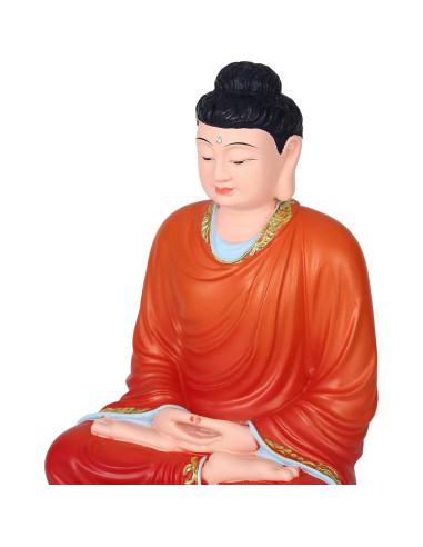 Estatua de Buda Meditador FENGSHUI-CAISHEN 30 cm Hecha a Mano