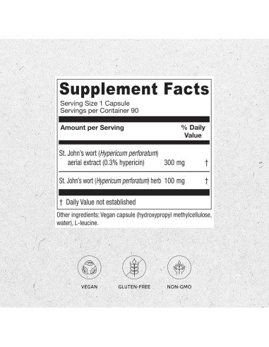 Cápsulas de Hierba de San Juan Vitanica 300mg - 90 Unidades