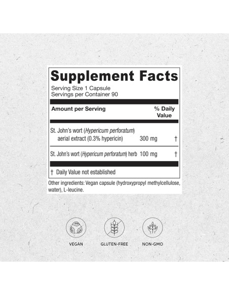 Cápsulas de Hierba de San Juan Vitanica 300mg - 90 Unidades
