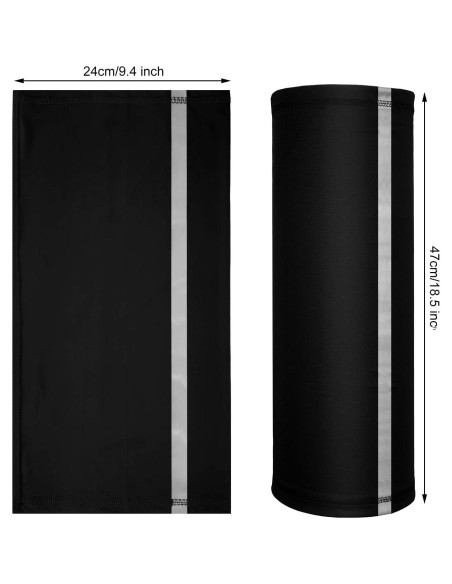 Gaiters de Cuello SATINIOR 4 Pcs Reflectantes UV para Hombres