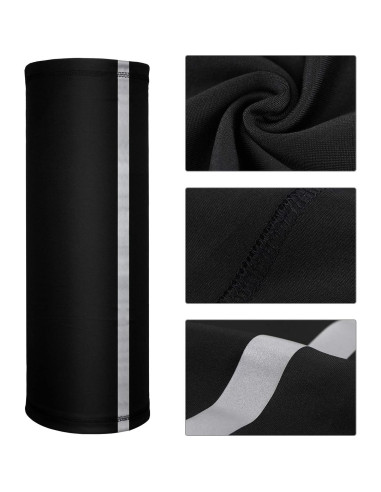Gaiters de Cuello SATINIOR 4 Pcs Reflectantes UV para Hombres