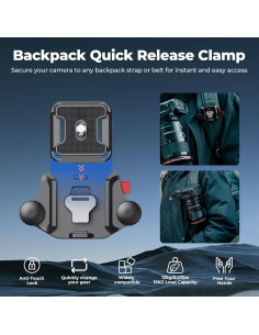 Abrazadera de liberación rápida Freewell para mochila - Clip ligero y duradero 2