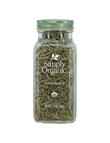 Hoja de Romero Entera Simplemente Orgánico 34.8 g - Sabor Fresco Hoja de Romero Entera Simplemente Orgánico 34.8 g - Sabor Fresco