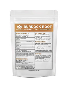 Té de Raíz de Bardana WOGORGT - 40 Bolsitas Sin Cafeína 2