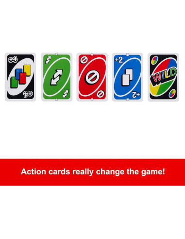 Juego de Cartas UNO Clásico Mattel - 112 Cartas en Lata