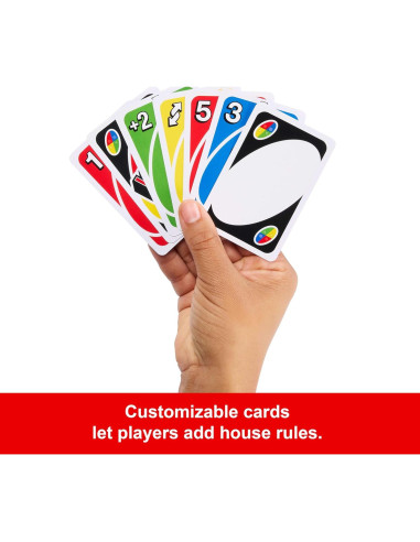 Juego de Cartas UNO Clásico Mattel - 112 Cartas en Lata