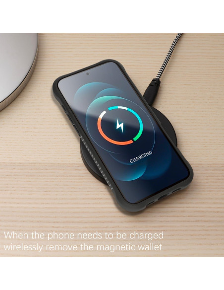 Funda CoozCase para iPhone 16 Pro Max con soporte y tapa cámara