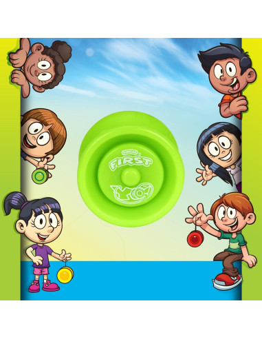 Yo-Yo Duncan Primer Yo! Azul Verde - Ideal para Niños Principiantes