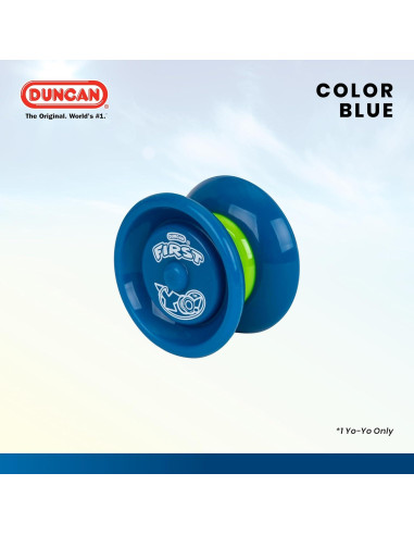 Yo-Yo Duncan Primer Yo! Azul Verde - Ideal para Niños Principiantes