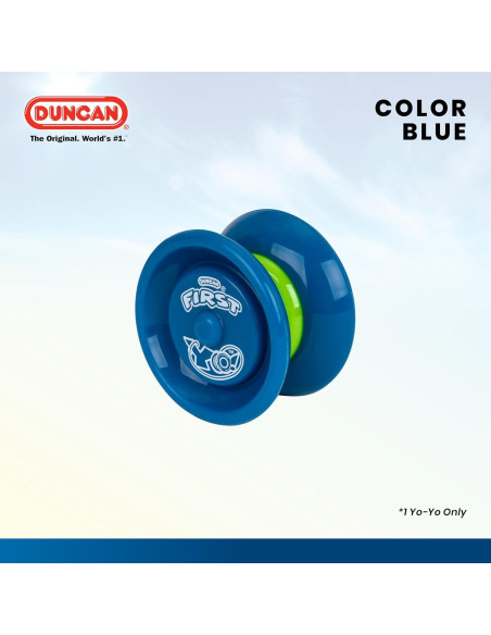 Yo-Yo Duncan Primer Yo! Azul Verde - Ideal para Niños Principiantes
