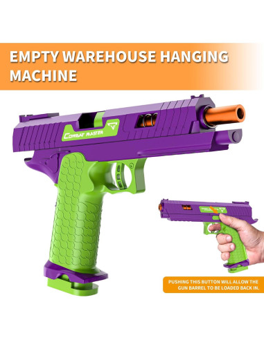 Pistola de Juguete Semiautomática Stoytoo 27x16.5cm Púrpura