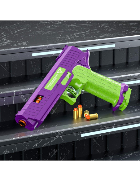 Pistola de Juguete Semiautomática Stoytoo 27x16.5cm Púrpura