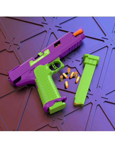 Pistola de Juguete Semiautomática Stoytoo 27x16.5cm Púrpura